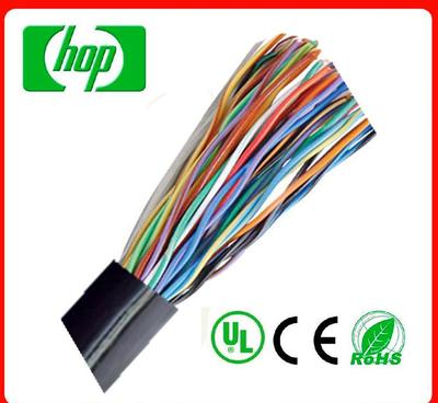 供应25对50芯非屏蔽无氧铜CU电话线 室外高端通信解决方案